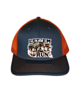Cap Hat Gray Orange Mesh Back Dog Picture Coonhound Coonhunter English C... - $20.99