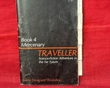 GDW Traveller Book #4 - MERCENARY SciFi RPG Game Designers Workshop WITH... - $14.73