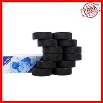 High-Quality Vulcanized Rubber Ice Hockey Pucks - 12 Pack, Official Regu... - $683.84 MXN