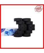 High-Quality Vulcanized Rubber Ice Hockey Pucks - 12 Pack, Official Regu... - $678.97 MXN
