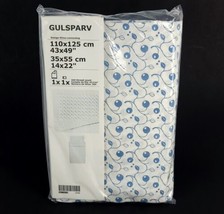 Ikea Gulsparv Crib Duvet Cover/Pillowcase Blueberry Patterned 804.270.70... - £16.21 GBP