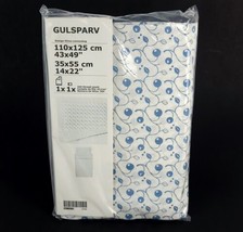 Ikea Gulsparv Crib Duvet Cover/Pillowcase Blueberry Patterned 804.270.70... - $28.19 CAD