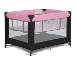 Pamo Portable Playard with Bassinet in pink, Lightweight Packable and Easy - $61.75