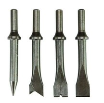 Central Pneumatic 68277 4&quot; short chisel Bits New, Sealed 4pc.  - £14.97 GBP