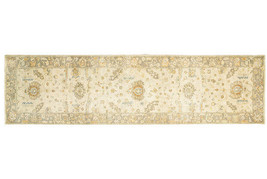 Tommy P10307076305ST Palace 10307 Hand-knotted Runner Rug, Beige - 2 ft. 6 i - £564.90 GBP