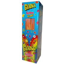 Giant Rainbow Sherbet Straws - £47.56 GBP