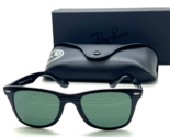 Ray-Ban Wayfarer Liteforce RB 4195-f 601/71 Noir Poli 52-20-150MM Italie... - $126.73