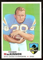 San Diego Chargers Jacque Mac Kinnon 1969 Topps # 202 EM/NM - £1.59 GBP