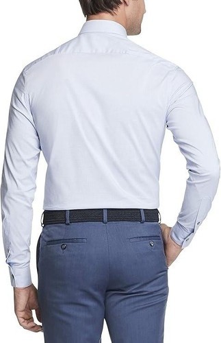 Van Heusen Dress Shirt Mens 16-16.5 32/33 Blue Stain Shield Regular Fit Stretch Item image 8