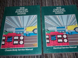 1978 Dodge Magnum Service Réparation Atelier Manuel Set OEM 2 Volume Usine Books - £78.41 GBP