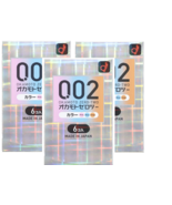 Okamoto Préservatif Excellent 0.02mm 6pcs 3-Colors Polyuréthane 3Pack Set - $51.49 CAD