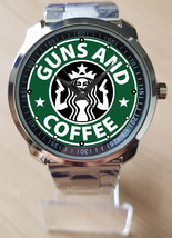 Coffee Lover Funny Unique Unisex Trendy Wrist Watch Sporty - £27.54 GBP