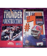 The Best of Thunder And Destruction NFL'S Hardest Hits & Fl Gators 1 For All Vhs