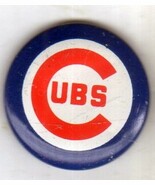 Chicago Cubs round logo lapel pin MLB - $170.40 MXN
