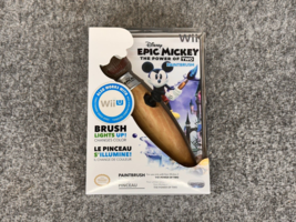 BRAND NEW Disney Epic Mickey Power Of Two Paintbrush Controller WII WII U - £60.02 GBP