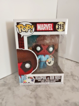 Funko Pop Marvel - #319 Deadpool as Bob Ross - New in Box Bobblehead Painter - £11.25 GBP