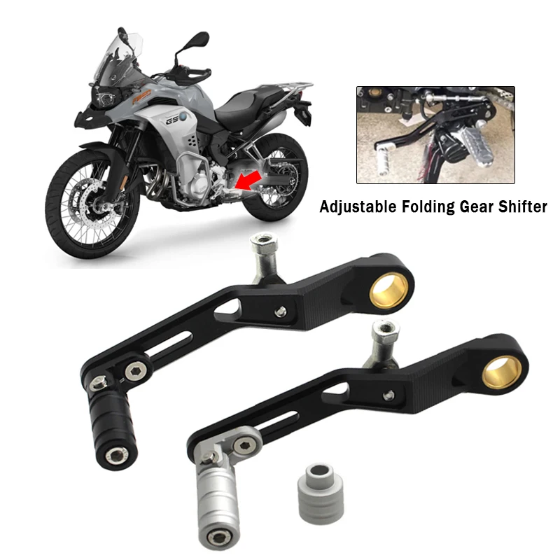 F750GS F850GS CNC Aluminum Adjustable Folding Gear Shifter Shift Pedal Lever For - £36.31 GBP