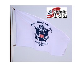 3x5 Us Coast Guard Officially Licensed Military Super-Poly Flag Banner*Usa Made - £11.98 GBP