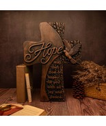 Cross of Hope - Inspirational Wall Decoration with Text - $1,029.60 MXN+