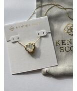 New Kendra Scott Brynne Shell Seashell Necklace White Ivory Mother Of Pe... - €30,09 EUR