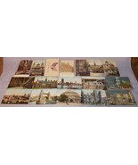 Antique Vintage London England Ca 1907 Colored Post Card Lot of 25  - $19.95