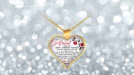 Premium Heart Necklace Love Gift For Girlfriend All I want is You Love You- N493 - £27.58 GBP+