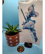 Custom Anime Girl - Ice Knight - Waterproof Anime Sticker / Decal - £2.35 GBP+