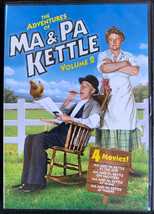 The Adventures of Ma &amp; Pa Kettle - Volume 2 DVD 2011 4 Comedies on 2 Discs B &amp; W - £4.70 GBP