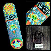 David Reyes Geo Dog Thank You Skateboard 8.25&quot; Deck *New in Original Shrink* - £67.85 GBP