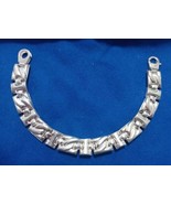 925 Sterling Silver 10 Mm Wide 7 In Long Bracelet Free Shipping - $44.99