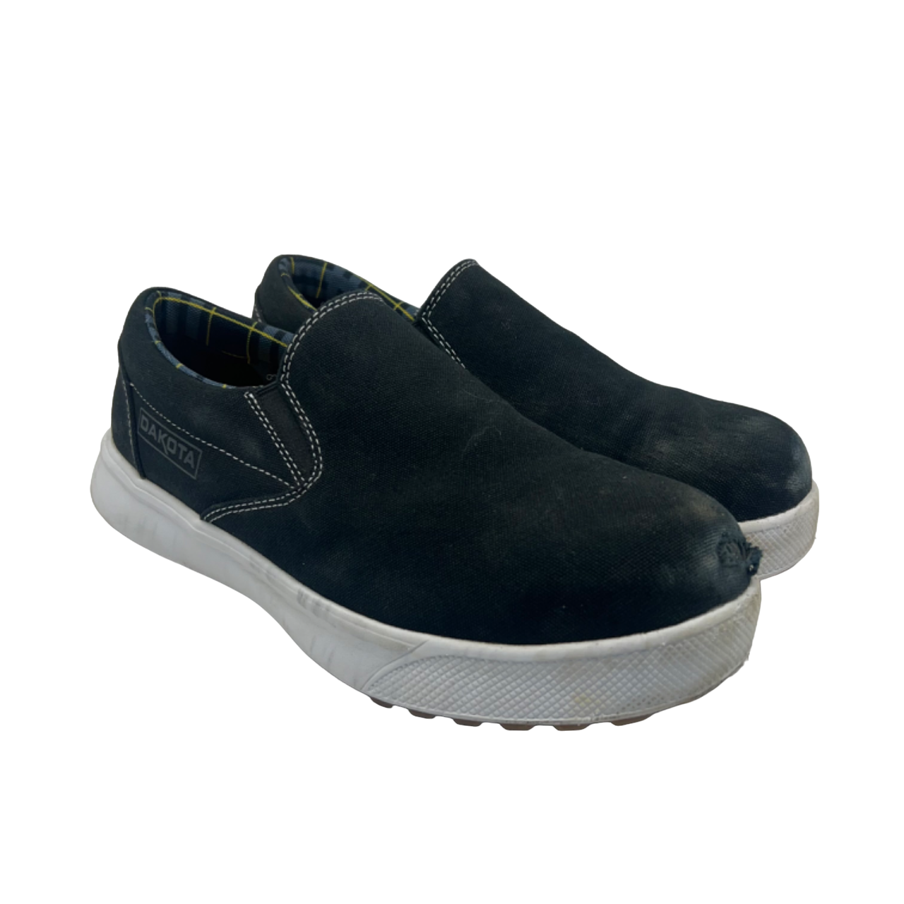 Primary image for Dakota Men's Slip-On Steel Toe Steel Plate Canvas Work Shoes 3831 Black Size 11M