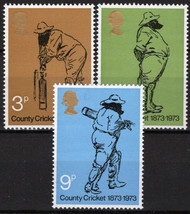 ZAYIX Great Britain 694-696 MNH Caricatures William Gilbert Grace Art 021023S83 - £1.18 GBP