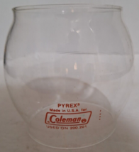 Coleman 200A 200 201 Lantern Glass Globe Red Letter PYREX Made in USA - $33.95