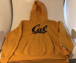 Champion ECO University of California Cal Golden Bears Pullover Hoodie 2XL - £17.83 GBP