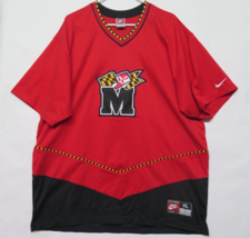 Vtg Nike Team Maryland Terrapins Basketball Warm Up Shirt Jersey Sz XL XXL Terps - $71.20