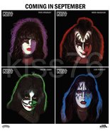 KISS Band 24 x 28 &quot;COMING IN SEPTEMBER&quot; Custom Poster - Rock Music Colle... - £35.61 GBP
