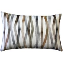 Wandering Lines Forest Grove Throw Pillow 14x24 - £45.07 GBP