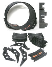 18pc TOMY Aurora AFX HO Slot Car DoUbLe LOOP TRANSITION TRACKS +SUPPORTS... - $19.99