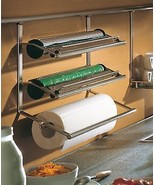Multi-Purpose Shelf Backsplash Railing System Stainless Steel Effect - $200.06 CAD