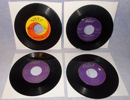 Eight 45 RPM Record Lot Nat King Cole Ray Charles Mills Brothers Mathis 1A - £4.79 GBP