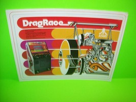 Drag Race Arcade FLYER Original Atari 1977 Video Game Racing Retro Promo... - £16.08 GBP
