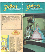  Vintage Potters Wax Museum St. Augustine Florida Paper Travel Brochure - $169.61 MXN