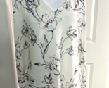 White House Black Market, Long Sleeve Cuff Satin Shirt, Size L, Pre-Owned - $18.00