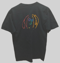 Yoko Ono Come Together John Lennon Beatles Art Drawing Vintage Black T-Shirt - $18.43