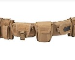 NEW TAN SAND Tactical Nylon Battle Gun Duty Service Belt ADJUSTABLE TO 4... - $26.72