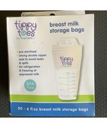 Breast Milk Storage Bags 6 oz 50 Count BPA Free Pre-Sterilized - New Dam... - $13.84