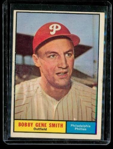 Primary image for Vintage 1961 TOPPS Baseball Card #316 BOBBY GENE SMITH Philadelphia Phillies