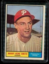 Vintage 1961 Topps Baseball Card #316 Bobby Gene Smith Philadelphia Phillies - £6.69 GBP