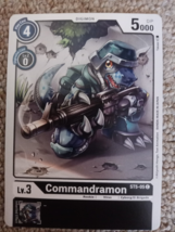 Commandramon ST5 05C Starter Deck Machine Black Digimon Card - $36.45 MXN