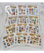 VINTAGE LOT OF 12 PRINCESS DIANA MEMORIAL WORLDWIDE POSTAL SHEETS - MINT... - $24.75